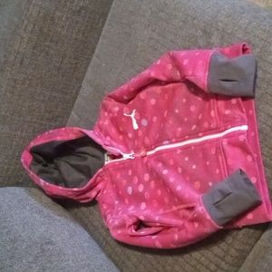 Puma, 4, pink polkadot camo